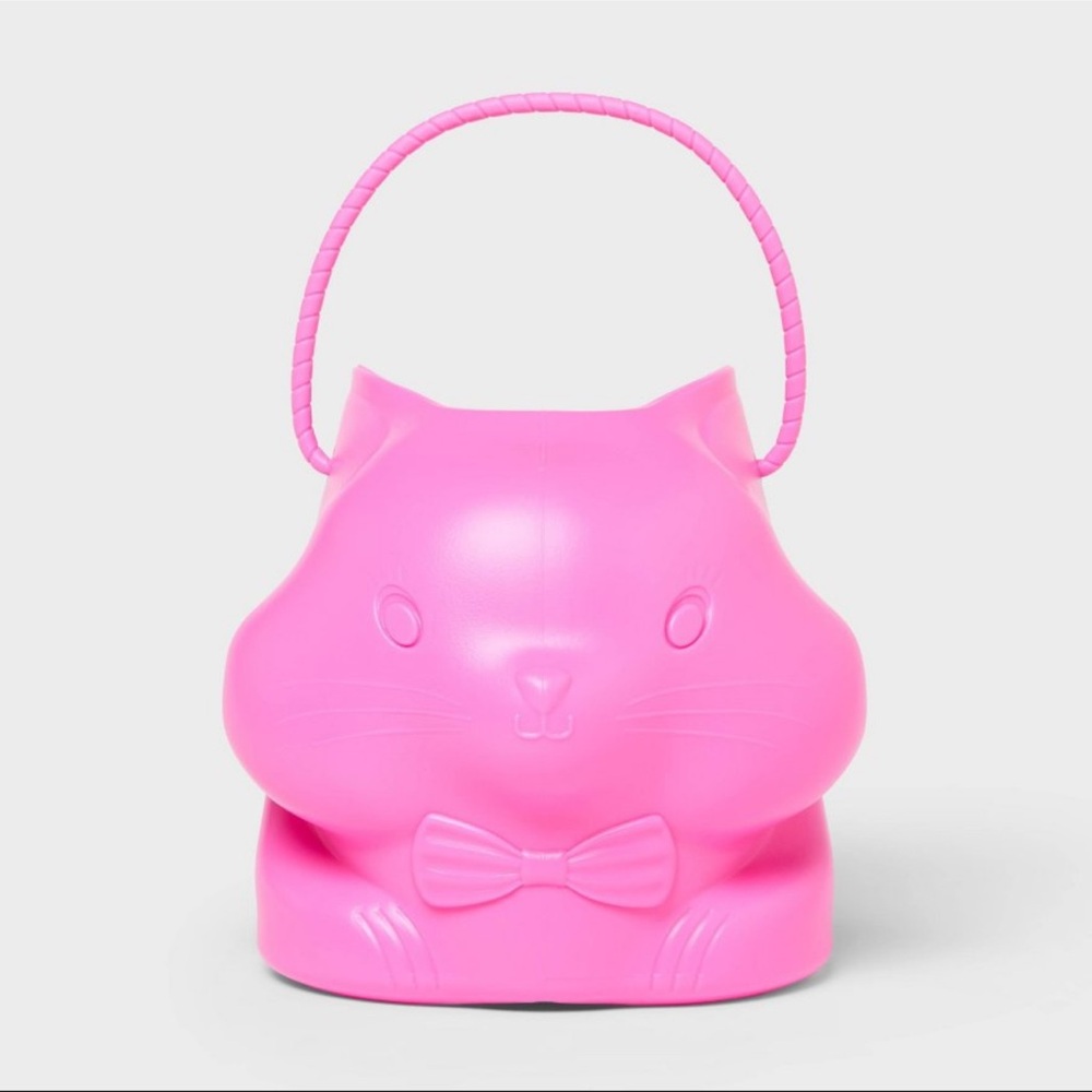 New! Vintage Retro Easter Bunny Basket in Pink by Target Spritz Spring 2026